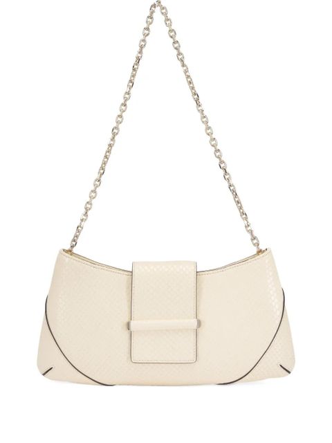 Jimmy Choo snake-embossed leather shoulder bag - White - zdjęcie produktu nr 2
