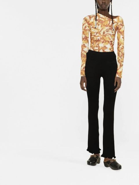 Rabanne knitted flared trousers - Black - zdjęcie produktu nr 2