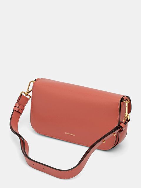 Coccinelle torebka skórzana COCCINELLE C-ME CALF