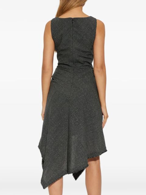 Alexander McQueen sleeveless asymmetrical dress - Grey