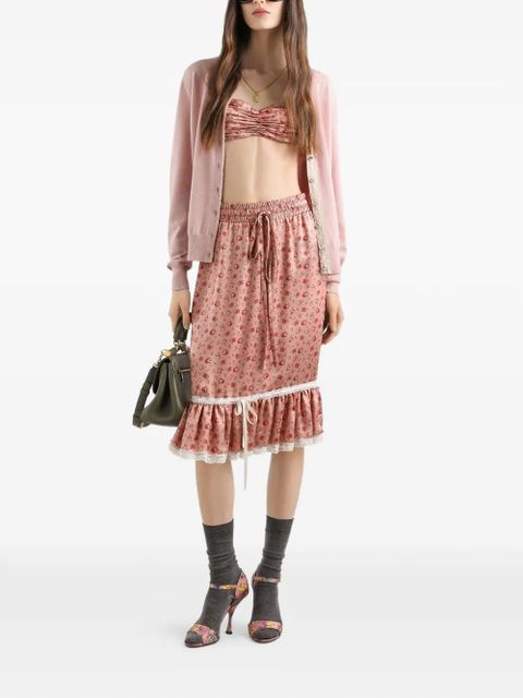 Dolce & Gabbana buttoned lace cardigan - Pink - zdjęcie produktu nr 2