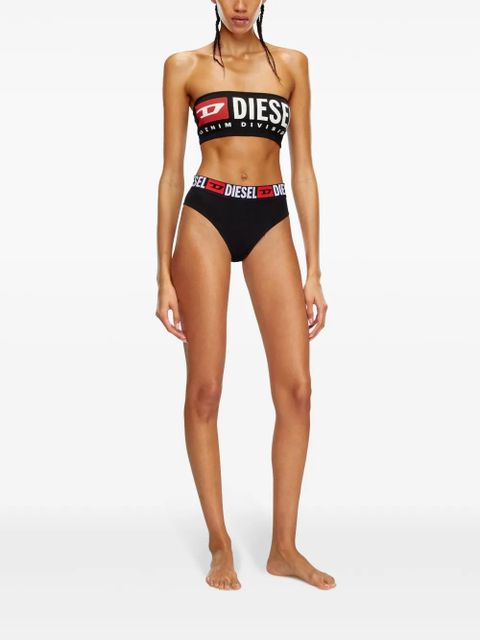 Diesel Melanie cotton-blend bra - Black - zdjęcie produktu nr 2