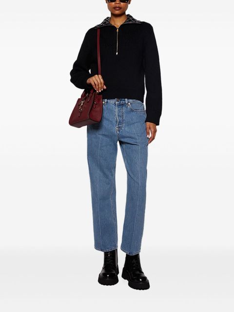 Gucci small hook-closure tote bag - Red