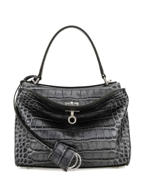 Balenciaga embossed croc rodeo tote bag - Grey - zdjęcie produktu nr 1