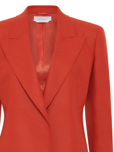 Gabriela Hearst Mairi long-sleeves blazer - Orange - zdjęcie produktu nr 2