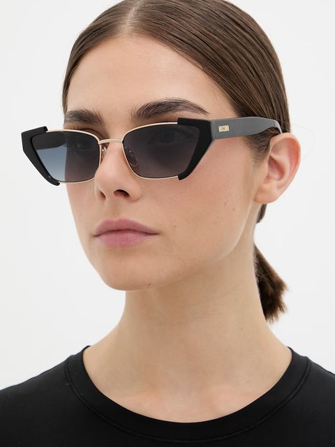 Moschino okulary przeciwsłoneczne kocie oczy damskie - zdjęcie produktu nr 2