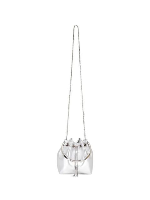 Jimmy Choo Bon bons bucket bag - Silver - zdjęcie produktu nr 1
