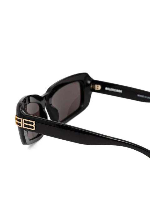 Balenciaga Eyewear rectangular-frame sunglasses - Black