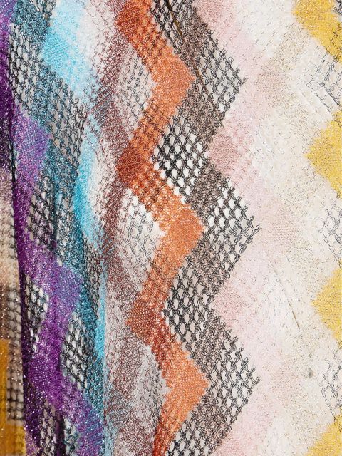 Missoni chevron-patterned tunic - Neutrals