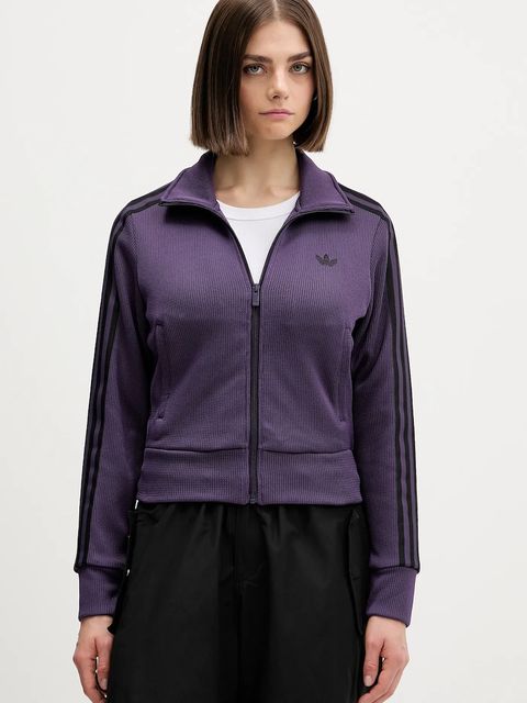 adidas Originals bluza Firebird damska kolor fioletowy z aplikacją JY2615 - zdjęcie produktu nr 1