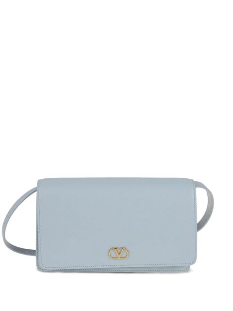 Valentino Garavani leather tote bag - Blue - zdjęcie produktu nr 1