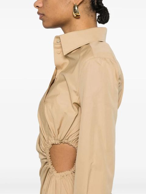 Max Mara Etere midi dress - Neutrals