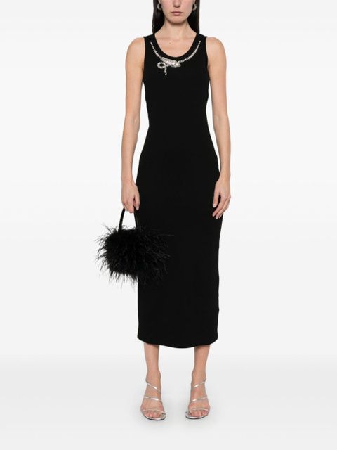 Givenchy snake-crystal midi dress - Black - zdjęcie produktu nr 1