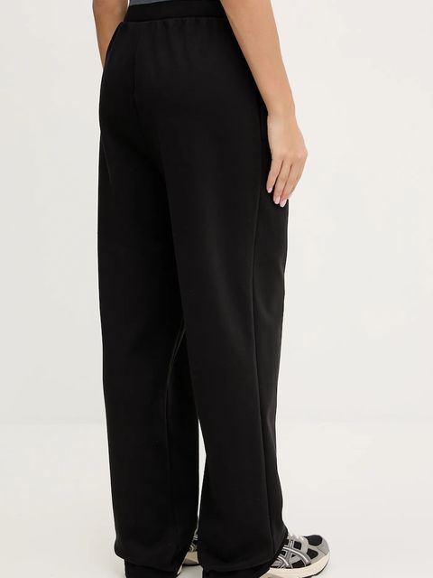 Calvin Klein Performance spodnie dresowe damskie kolor czarny gładkie LVGWF5P627