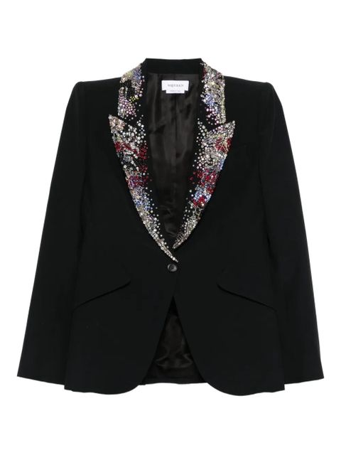 Alexander McQueen embellished-collar blazer - Black - zdjęcie produktu nr 1