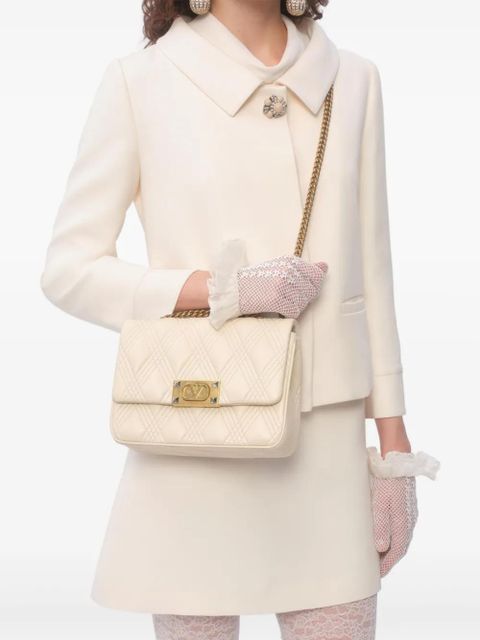 Valentino Garavani medium Quiltie 67 shoulder bag - Neutrals