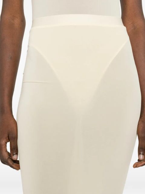 WARDROBE.NYC sheer skirt - Neutrals