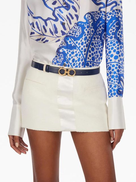 Ferragamo reversible Gancini belt - Blue