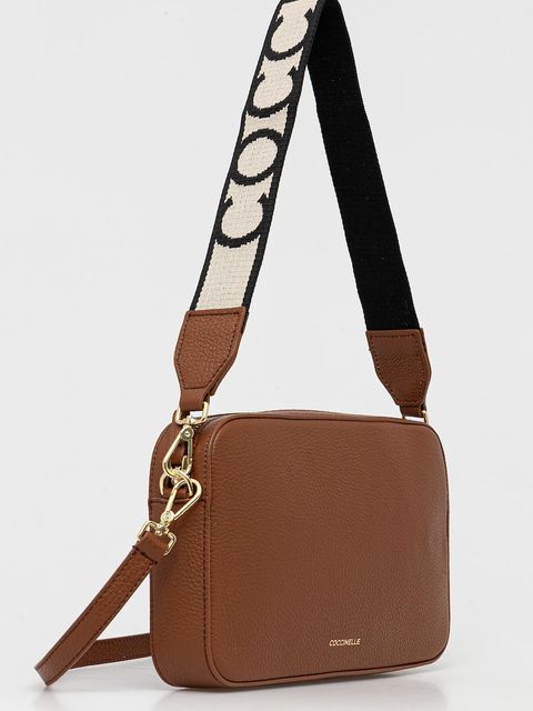 Coccinelle torebka skórzana TEBE kolor brązowy E5.MN5.52.01.01