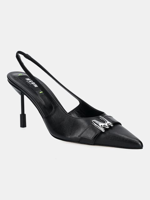 MSGM szpilki skórzane - zdjęcie produktu nr 1