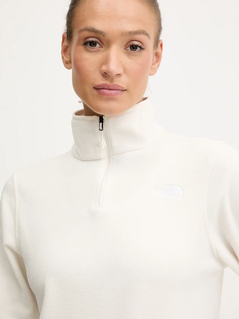 The North Face bluza outdoorowa kolor beżowy gładka NF0A8D2JQLI1