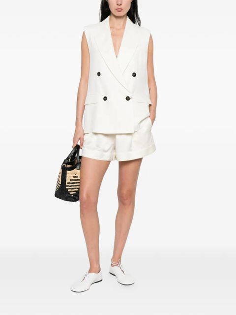 Max Mara Staia double-breasted waistcoat - White - zdjęcie produktu nr 2