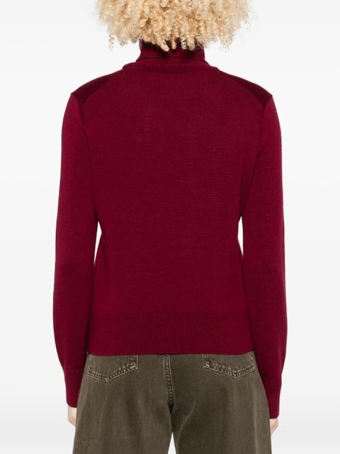 AMI Paris turtleneck sweater - Red