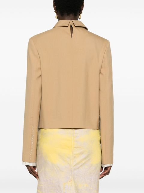 Marni single-breasted blazer - Brown