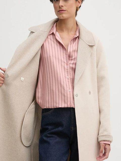 OUI płaszcz wełniany