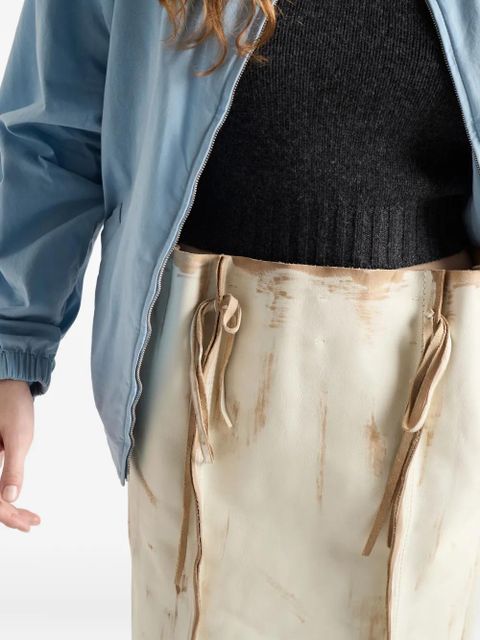 Prada leather skirt - White