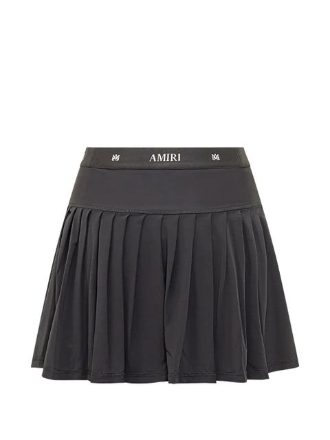 AMIRI pleated mini skirt - Black