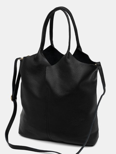 Answear.LAB torebka skórzana kolor czarny