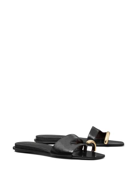 Tory Burch Pierced slides - Black - zdjęcie produktu nr 2