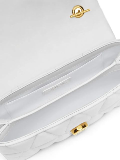 Versace Kleio quilted mini bag - White