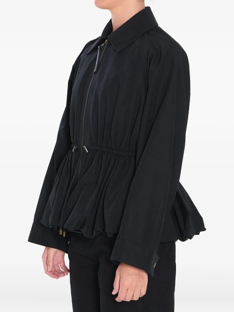 LOEWE drawstring peplum jacket - Black - zdjęcie produktu nr 2