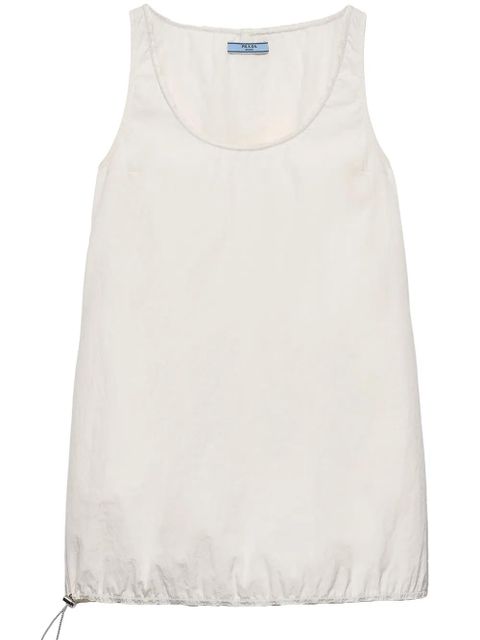 Prada pongé sleeveless mini dress - Neutrals - zdjęcie produktu nr 1