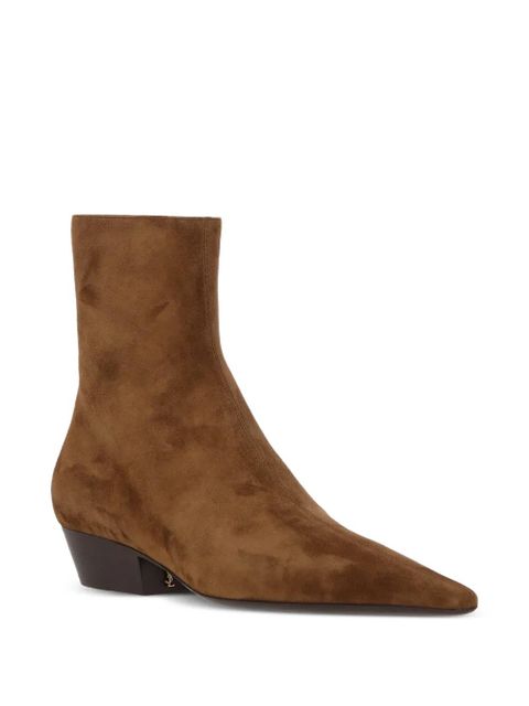 Saint Laurent 30mm Jill ankle boots - Brown - zdjęcie produktu nr 2