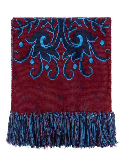 ETRO wool scarf - Red - zdjęcie produktu nr 1