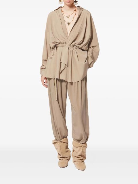ISABEL MARANT x Inaya drawstring button trousers - Neutrals - zdjęcie produktu nr 2