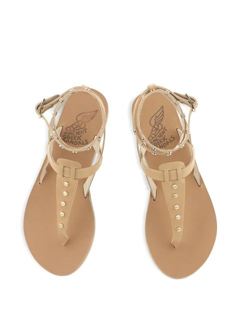 Ancient Greek Sandals studded T-bar sandals - Neutrals - zdjęcie produktu nr 2
