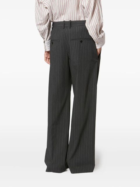 ISABEL MARANT Lisetta pinstripe trousers - Grey