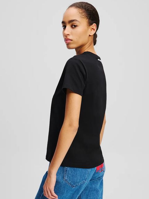 Karl Lagerfeld t-shirt bawełniany IKON - zdjęcie produktu nr 1