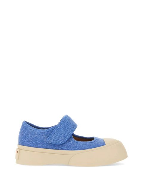 Marni denim touch-strap loafers - Blue - zdjęcie produktu nr 1