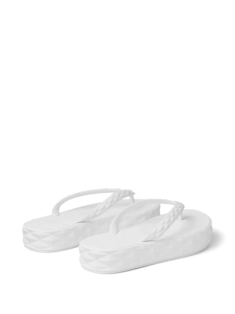 Jimmy Choo Diamond flip-flops - White
