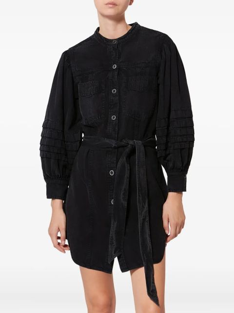 MARANT ÉTOILE Moe ruffle-details mini dress - Black