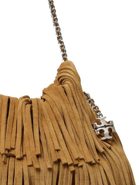 Tory Burch mini Fleming cross body bag - Neutrals