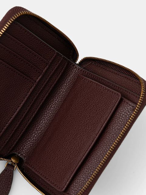 Pinko portfel skórzany damski kolor brązowy 100249 A29Q - zdjęcie produktu nr 2