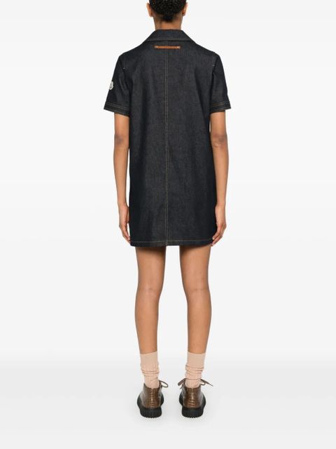 Moncler denim mini dress - Blue
