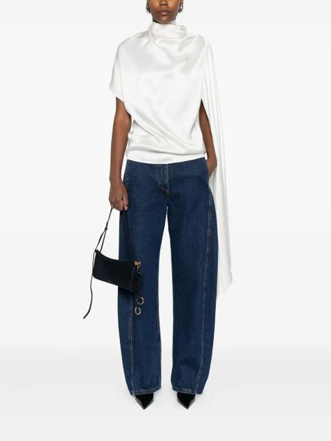 Magda Butrym draped blouse - White - zdjęcie produktu nr 2