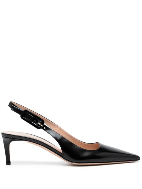 Gianvito Rossi Lindsay 60mm slingback pumps - Black - zdjęcie produktu nr 1